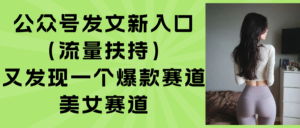 公众号发文新入口(流量扶持-川川创富网