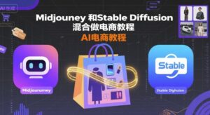 Midjourney和Stable Diffusion混合做电商教程-ai电商教程-川川创富网