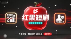 红果短剧拉新大佬爆单经验分享之如何提高短剧转化,这样做,短剧拉新转化直接提升5倍以上-川川创富网