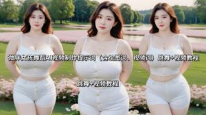 微胖女孩舞蹈AI视频制作提示词(含绘图词、视频词) 跳舞+视频教程-川川创富网