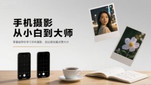 手机摄影从小白到大师,零基础带你学习手机摄影,拍出朋友圈点赞大片-川川创富网