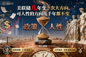 付费文章:美联储几年变一次大方向,可人性的方向几千年都不变-川川创富网
