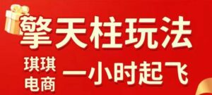 拼多多擎天柱玩法【1.0】2025年10月，水果生鲜最快2小时起飞，标品最慢2天起链接-川川创富网