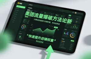 美团流量爆破方法论,付费流快速提升店铺权重,带动自然流-川川创富网