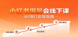 小红书爆量会线下课,聚焦小红书运营全流程,从0到1爆店实操方案-川川创富网