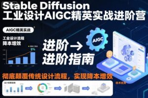 Stable Diffusion工业设计AIGC精英实战进阶营，彻底颠覆传统设计流程，实现降本增效-川川创富网