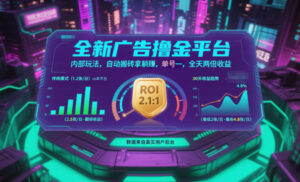 全新广告撸金平台,内部玩法,自动搬砖拿躺賺,单号一天保底2张+,全天两倍收益【揭秘】-川川创富网