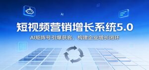 短视频营销增长系统5.0:AI 矩阵号引爆获客,构建企业增长闭环-川川创富网