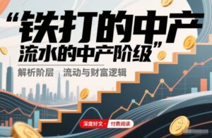 付费文章：铁打的中产，流水的中产阶级-川川创富网