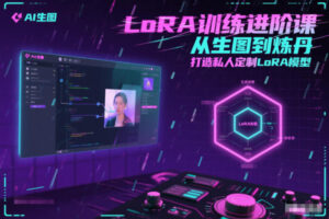 LoRA训练进阶课,从生图到炼丹,打造私人定制LoRA模型-川川创富网