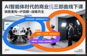 AI智能体时代的商业三部曲线下课，销售重构-IP觉醒-战略共生-川川创富网