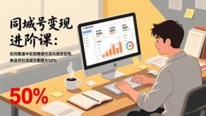 同城号变现进阶课：在同城赛道中实现精准引流与高效变现，单店月引流成交额提升50%-川川创富网