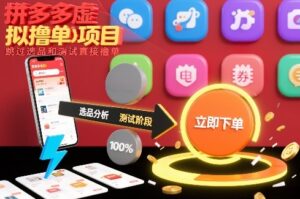 拼多多虚拟撸单项目，跳过选品和测试直接撸单-川川创富网
