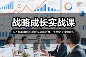 战略成长实战课，人人都能用到的高段位战略思维，助力企业持续增长-川川创富网
