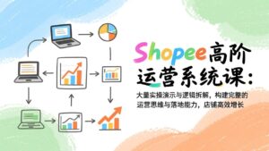 Shopee高阶运营系统课：大量实操演示与逻辑拆解，构建完整的运营思维与落地能力，店铺高效增长-川川创富网