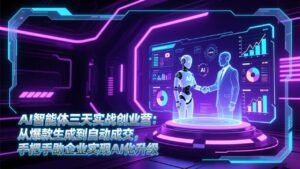AI智能体三天实战创业营：从爆款生成到自动成交，手把手助企业实现AI化升级-川川创富网