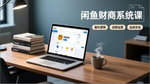 闲鱼财商系统课：从盈利逻辑、店群运营到品类实战，实现稳定月入过万-川川创富网