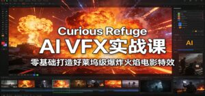 Curious Refuge AI VFX实战课,零基础打造好莱坞级爆炸火焰电影特效-川川创富网