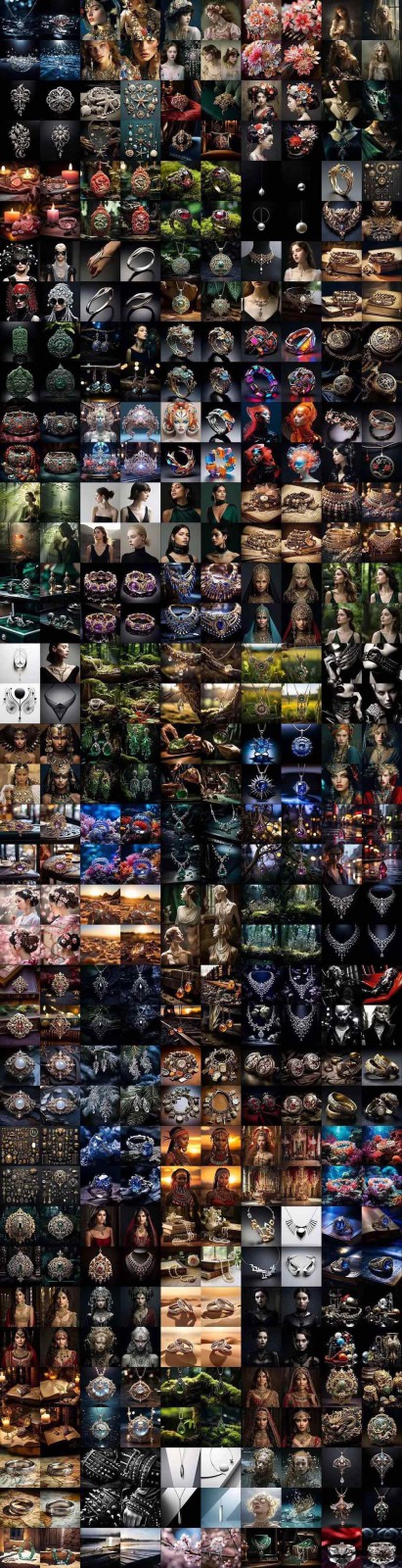 图片[9]-463个Midjourney珠宝摄影提示词：覆盖全品类珠宝，AI设计秒出专业效果-川川创富网