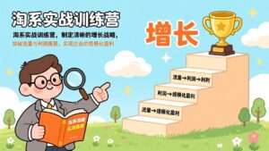 淘系实战训练营，制定清晰的增长战略，突破流量与利润瓶颈，实现企业的规模化盈利-川川创富网