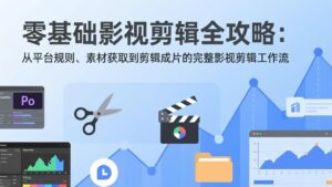 零基础影视剪辑全攻略：从平台规则、素材获取到剪辑成片的完整影视剪辑工作流-川川创富网