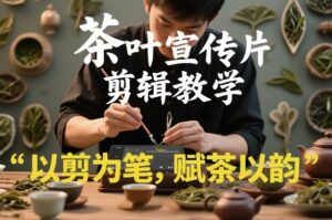 茶叶宣传片剪辑教学,以剪为笔,赋茶以韵,新手也能拍出高级感-川川创富网