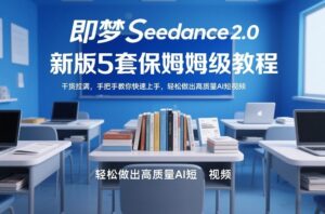 即梦Seedance2.0新版5套保姆级教程,干货拉满,手把手教你快速上手,轻松做出高质量AI短视频-川川创富网