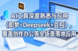 AI工具深度熟悉与应用(即梦+Deepseek+豆包)，覆盖创作办公等全场景落地应用-川川创富网