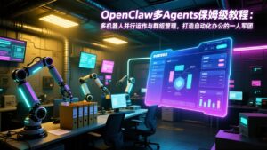 OpenClaw多Agents保姆级教程：多机器人并行运作与群组管理，打造自动化办公的一人军团-川川创富网