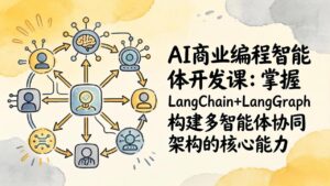 AI商业编程智能体开发课：掌握LangChain+LangGraph构建多智能体协同架构的核心能力-川川创富网