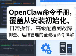 OpenClaw命令手册，覆盖从安装初始化、日常操作、高级配置到故障排查、运维管理的全流程命令详解-川川创富网