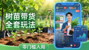 视频号AI树苗带货全套玩法:零门槛入局,掌握豆包、千问等AI工具制作树苗视频的全套流程-川川创富网