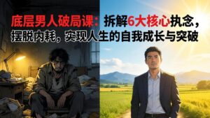 付费文章：底层男人破局课：拆解 6 大核心执念，摆脱内耗，实现人生的自我成长与突破-川川创富网