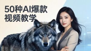 50种AI爆款视频教学：影视级古诗词+治愈萌宠+山海经蛟龙，高阶宝典商业落地-川川创富网