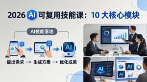 2026AI可复用技能-4月新课:10大核心模块,手把手教你把AI用进工作、产出成果-川川创富网
