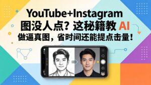 YouTube+Instagram图没人点？这秘籍教 AI 做逼真图，省时间还能提点击量-川川创富网