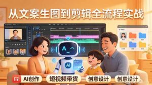 原创 AI 剧情短视频带货:AI+家庭剧情+带货广告,从文案生图到剪辑全流程实战-川川创富网