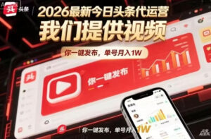 今日头条躺賺模式，你9我1，操作简单，一键发布，单机日入数百，长期合作【揭秘】-川川创富网