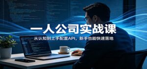 一人公司实战课：从认知到上手配置API，新手也能快速落地-川川创富网