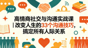高情商社交与沟通实战课｜改变人生的33个沟通技巧，搞定所有人际关系-川川创富网
