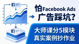 怕 Facebook Ads 广告踩坑？大师课分 5 模块教你做广告、搞扩量，还带真实案例抄作业！-川川创富网