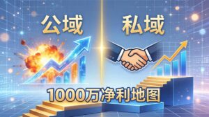 公域玩命出爆款，私域悄悄做成交：这套AI内训课，2026给你打通1000万净利的地图-川川创富网