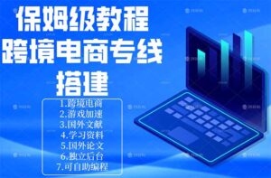 保姆级教程：手把手教你搭建跨境电商专线-川川创富网