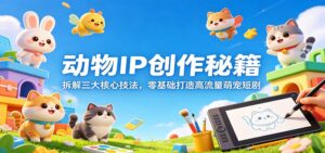 动物IP创作秘籍:拆解三大核心技法,零基础打造高流量萌宠短剧-川川创富网