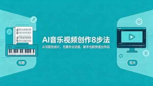 AI音乐视频创作8步法：从写歌到成片，无需专业功底，新手也能快速出作品-川川创富网