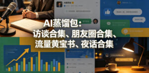AI蒸馏包：访谈合集、朋友圈合集、流量黄宝书、夜话合集【文档】-川川创富网