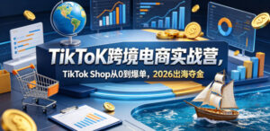 TikToK跨境电商实战营，TikTok Shop从0到爆单，2026出海夺金-川川创富网
