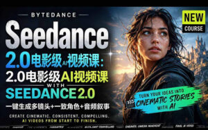 字节跳动的Seedance 2.0 AI电影视频生成制作教程，一键生成多镜头+一致角色+音频叙事-中英字幕-川川创富网