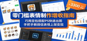 零门槛表情制作增收指南:巧用豆包搭配 PS 快速出图,手把手教微信表情上架变现-川川创富网