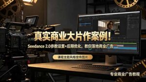 真实商业大片作案例！Seedance 2.0参数设置+后期优化，教你落地商业广告-川川创富网